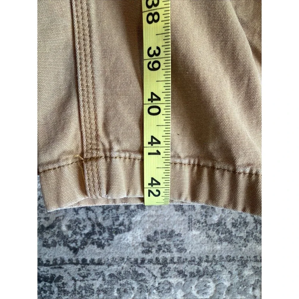 Carhartt 102802 Double Knee Carpenter Pants Mens 38x34 Brown Duck Utility Work‎